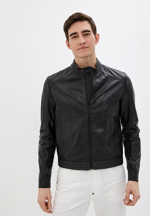 

Куртка кожаная Bikkembergs, Черный, Bikkembergs BI535EMHKBW3