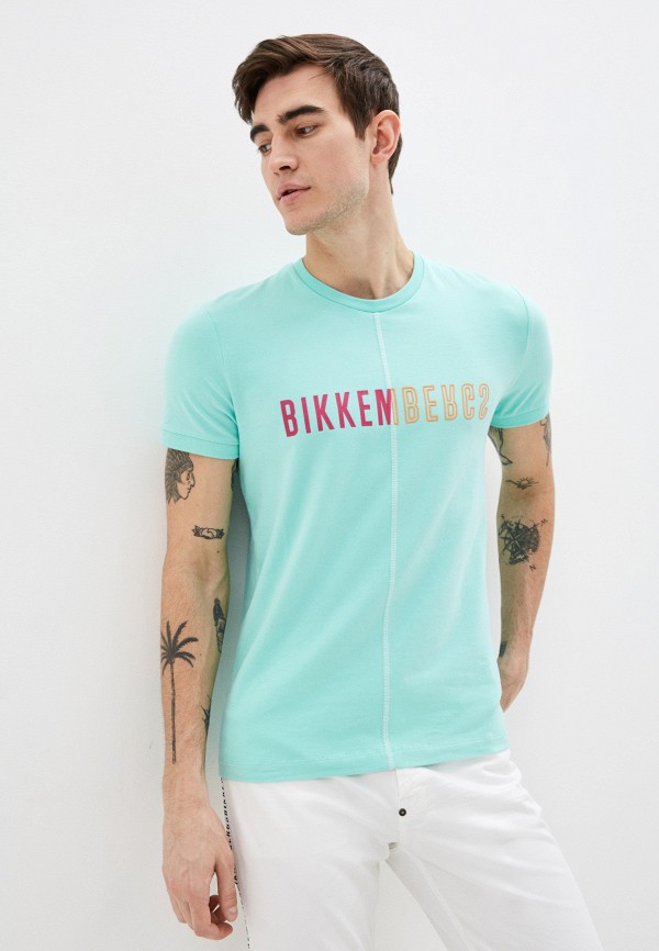 

Футболка Bikkembergs, Бирюзовый, Bikkembergs BI535EMHKCA3