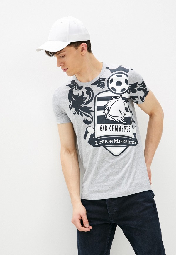 

Футболка Bikkembergs, Серый