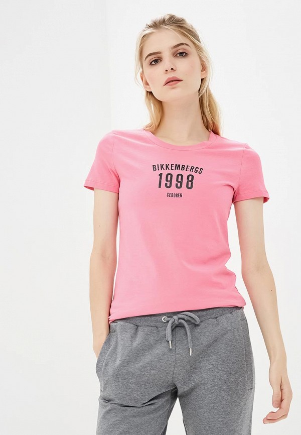 

Футболка Bikkembergs, Розовый