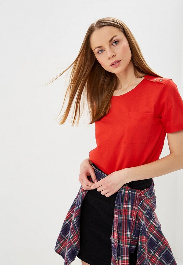 

Футболка BlendShe, Красный, BlendShe BL021EWEELW0