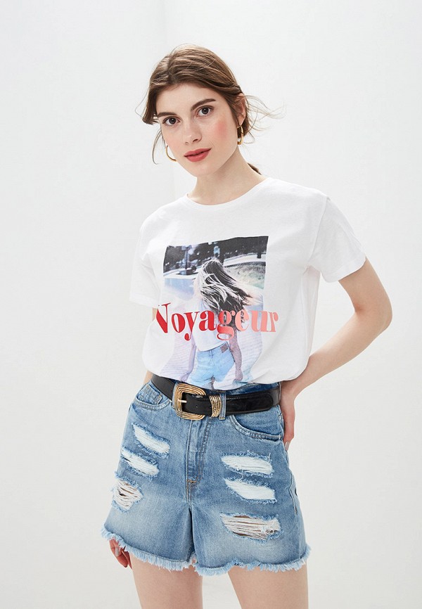 

Футболка BlendShe, BlendShe BL021EWEELY8, Белый