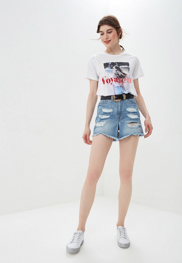 

Шорты джинсовые BlendShe, Голубой, BlendShe BL021EWEEML0
