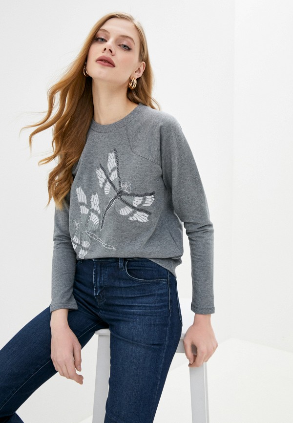 

Свитшот Blugirl Folies, Серый, Blugirl Folies BL031EWIWWE6