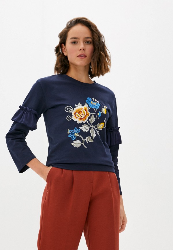

Свитшот Blugirl Folies, Синий, Blugirl Folies BL031EWLJPZ4