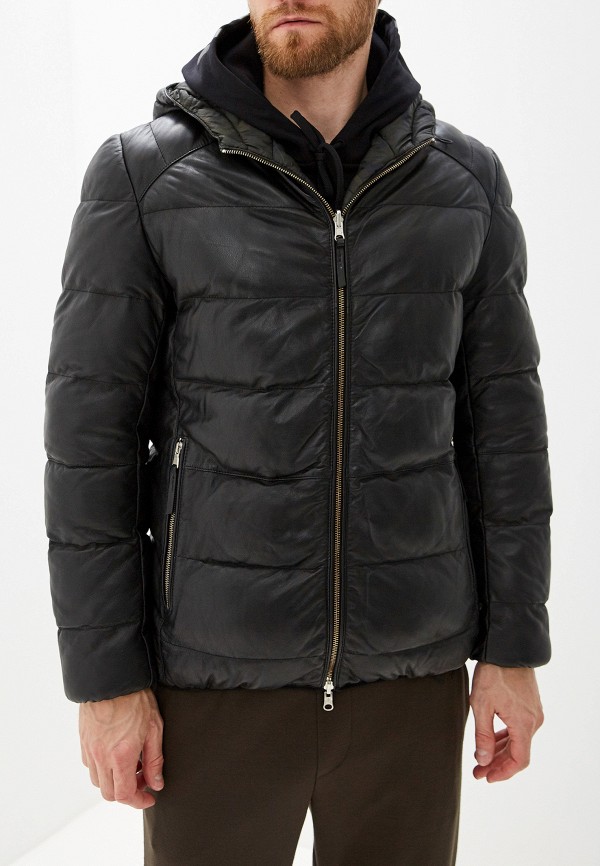 

Куртка кожаная Blouson, Хаки;черный, Blouson BL033EMGABM4