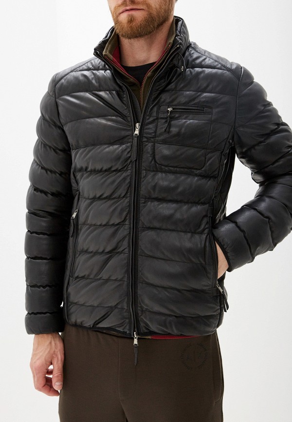 

Куртка кожаная Blouson, Черный