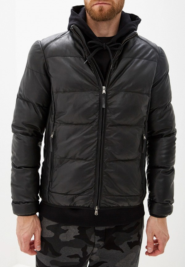 

Куртка кожаная Blouson, Черный