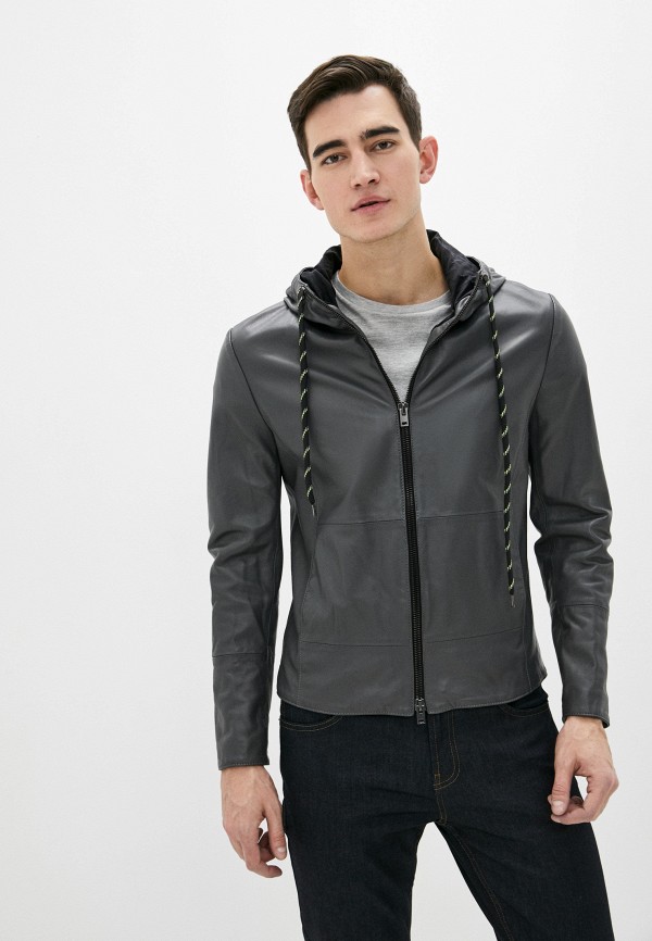 

Куртка кожаная Blouson, Серый, Blouson BL033EMHSKA8
