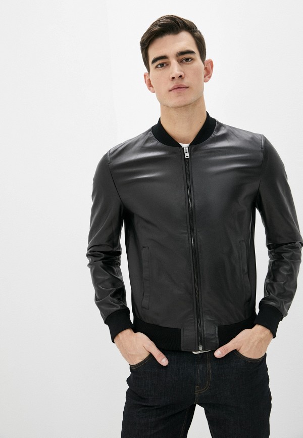 

Куртка кожаная Blouson, Черный