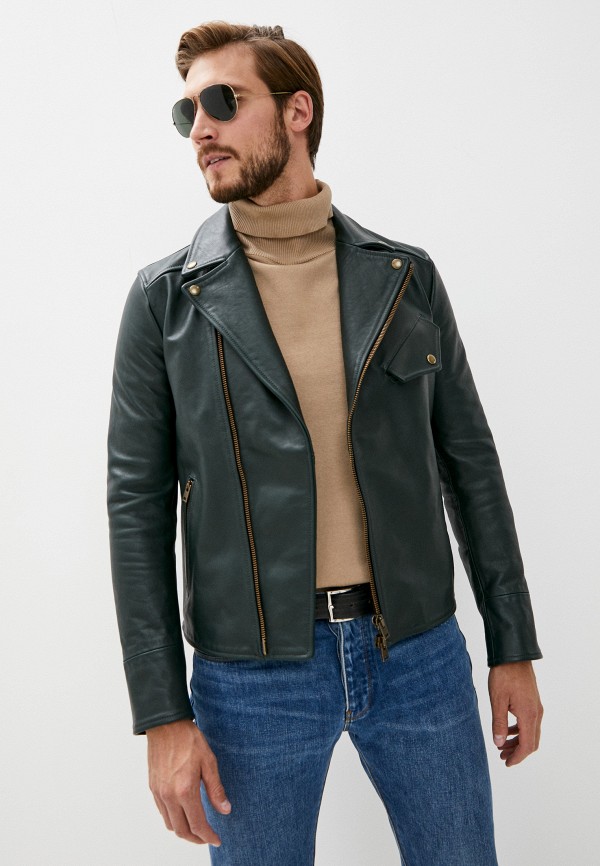 

Куртка кожаная Blouson, Зеленый, Blouson BL033EMJTMU9