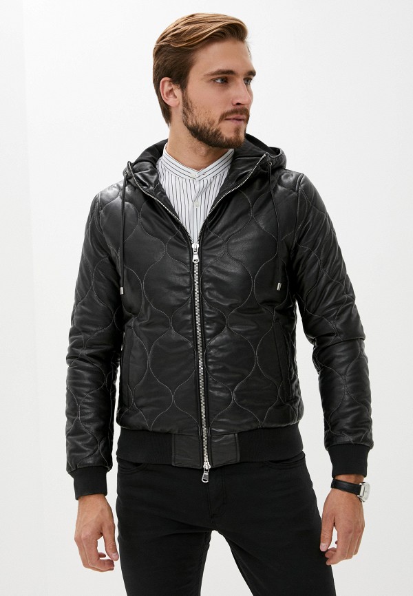 

Куртка кожаная Blouson, Черный, FELPA