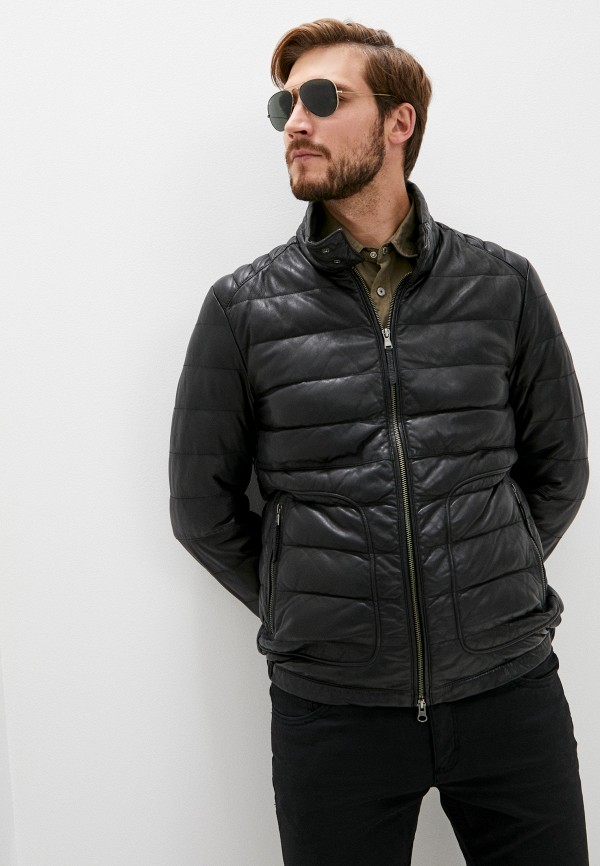

Куртка кожаная Blouson, Черный, FUNGO