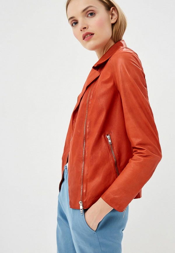 

Куртка кожаная Blouson, Оранжевый, CHIODO NAPPA PARIS