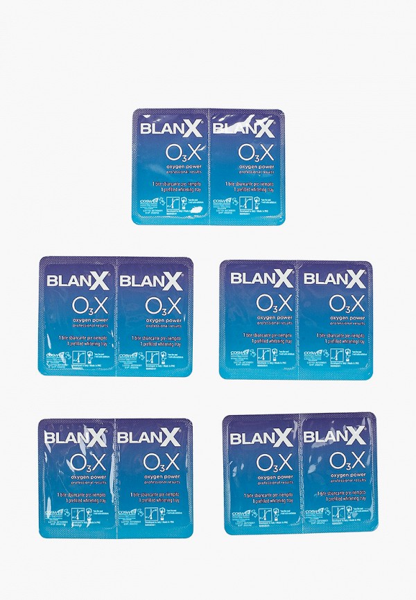 

Отбеливающие полоски Blanx, Белый, O3X -Капы BlanX O3X Сила Кислорода