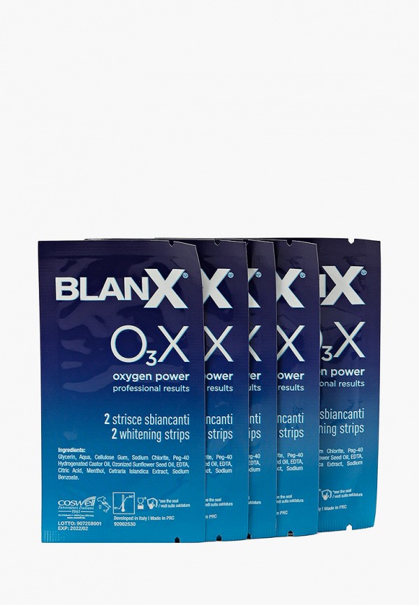 

Отбеливающие полоски Blanx, Прозрачный, O3X -Полоски BlanX O3X Сила Кислорода