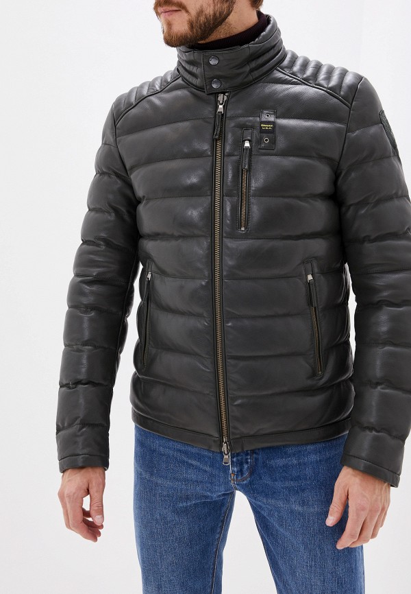 цены Куртка кожаная Blauer Blauer BL654EMFPJH3