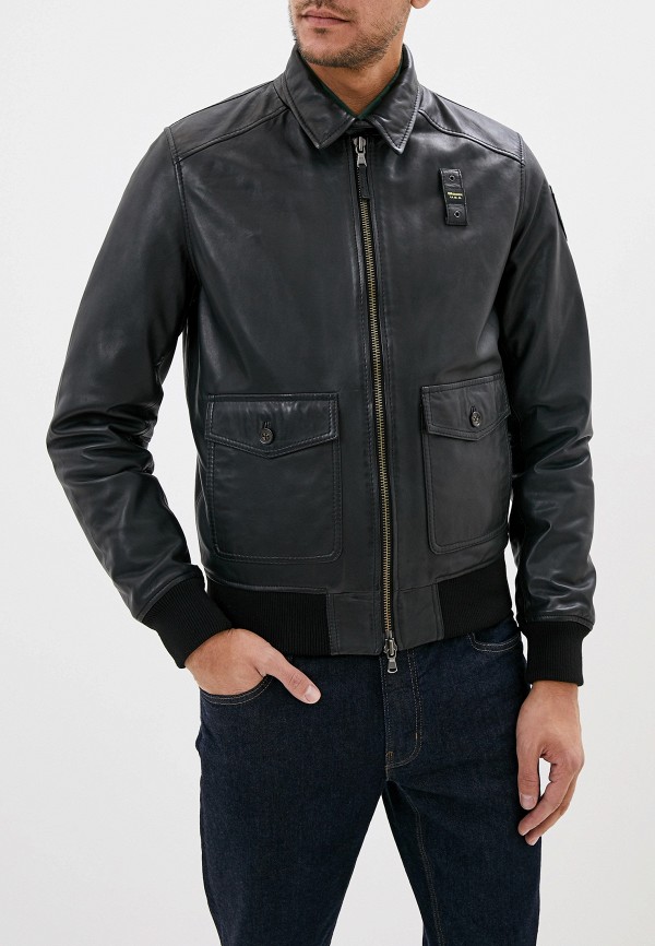 цена Куртка кожаная Blauer Blauer BL654EMFPJH5