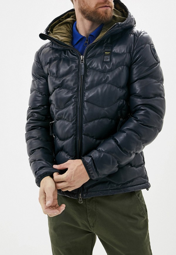 

Куртка кожаная Blauer, Синий
