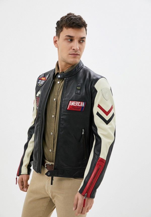 

Куртка кожаная Blauer USA, Черный