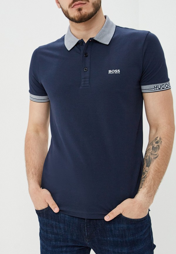 

Поло Boss Hugo Boss, Синий