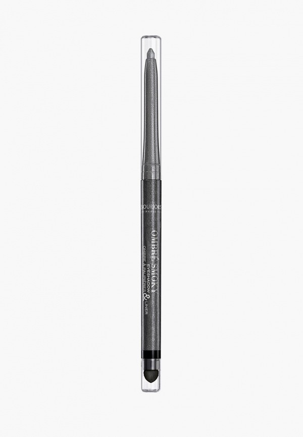 

Тени для век Bourjois, Серебряный, Ombre Smoky Eyeshadow&liner, 5 Grey, 0,28 гр