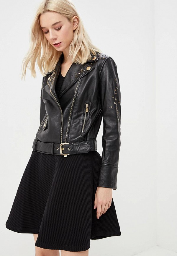 

Куртка кожаная Boutique Moschino, Черный, Boutique Moschino BO036EWBVWK0