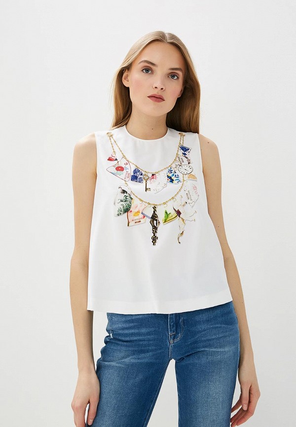 

Топ Boutique Moschino, Белый