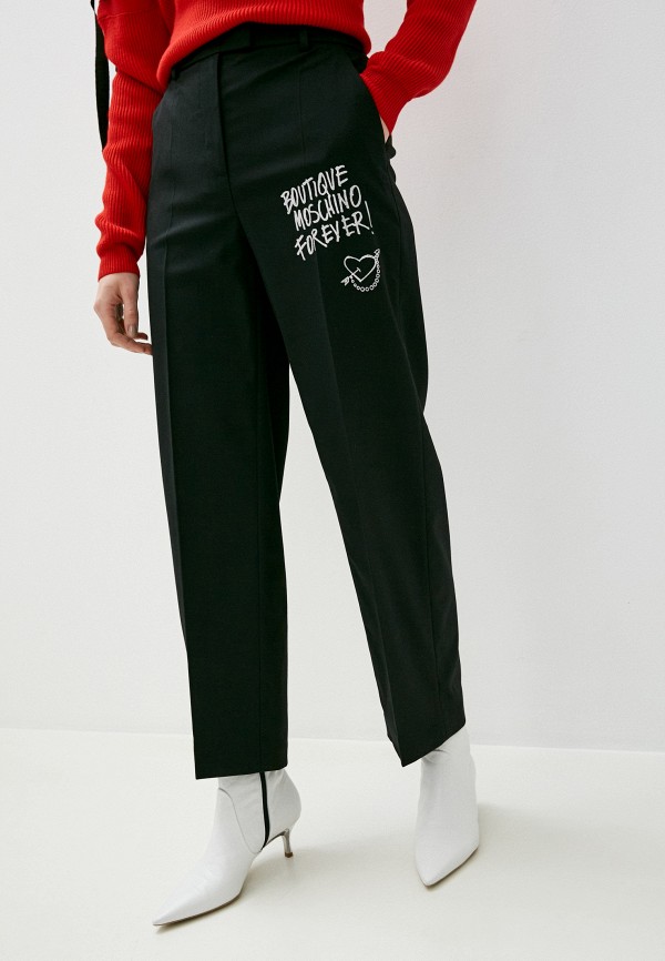 

Брюки Boutique Moschino, Черный, Boutique Moschino BO036EWKPNM2