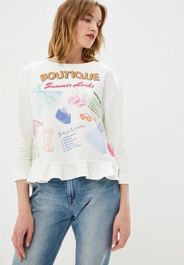 

Лонгслив Boutique Moschino, Белый