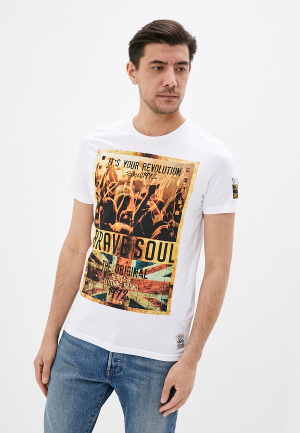 

Футболка Brave Soul, Белый, Brave Soul BR019EMJJRB2