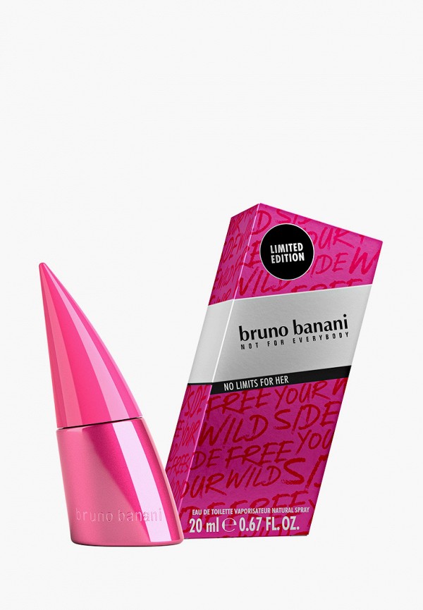 

Туалетная вода Bruno Banani, Прозрачный, No Limits Woman,20 мл