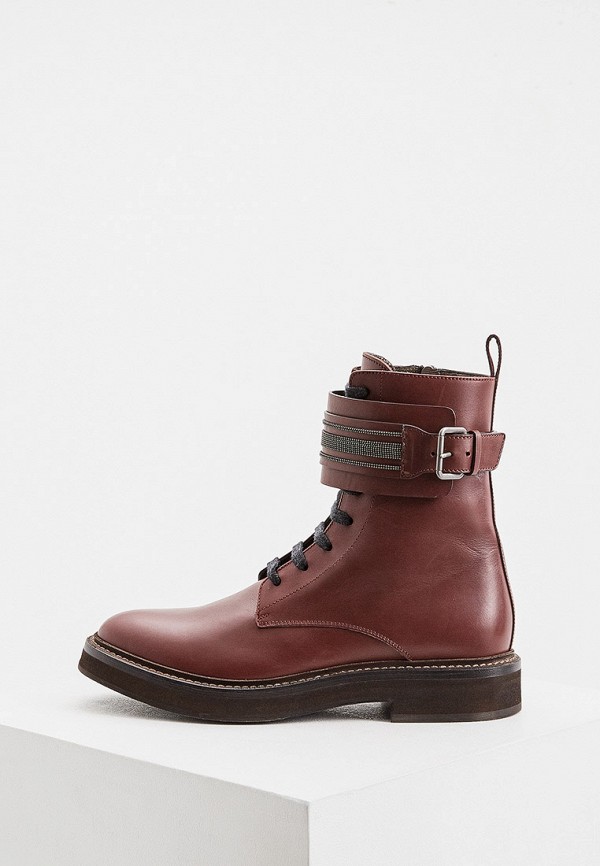 

Ботинки Brunello Cucinelli, Бордовый