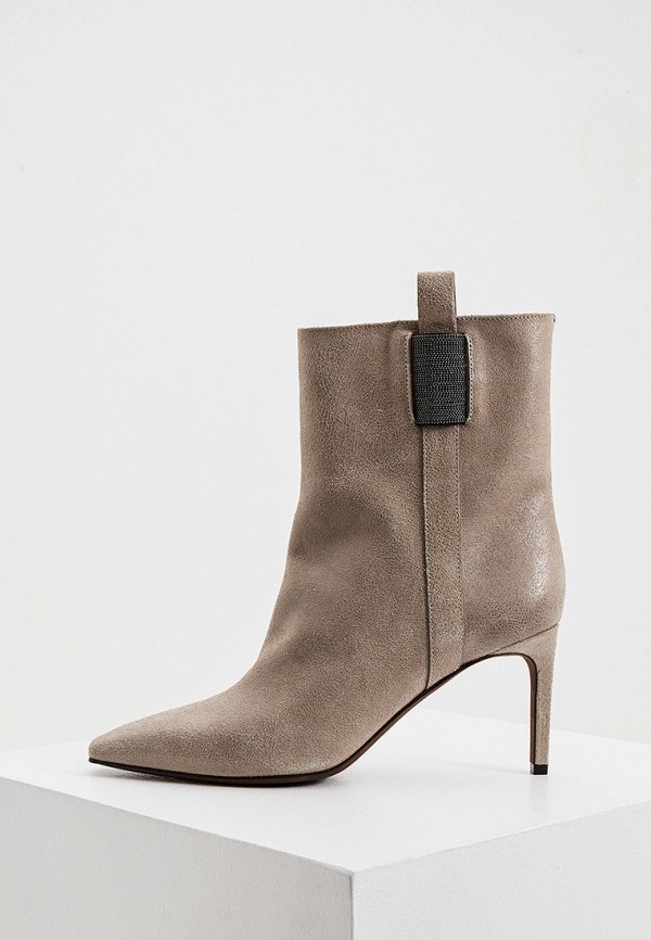 

Полусапоги Brunello Cucinelli, Бежевый, Brunello Cucinelli BR048AWLWVA2