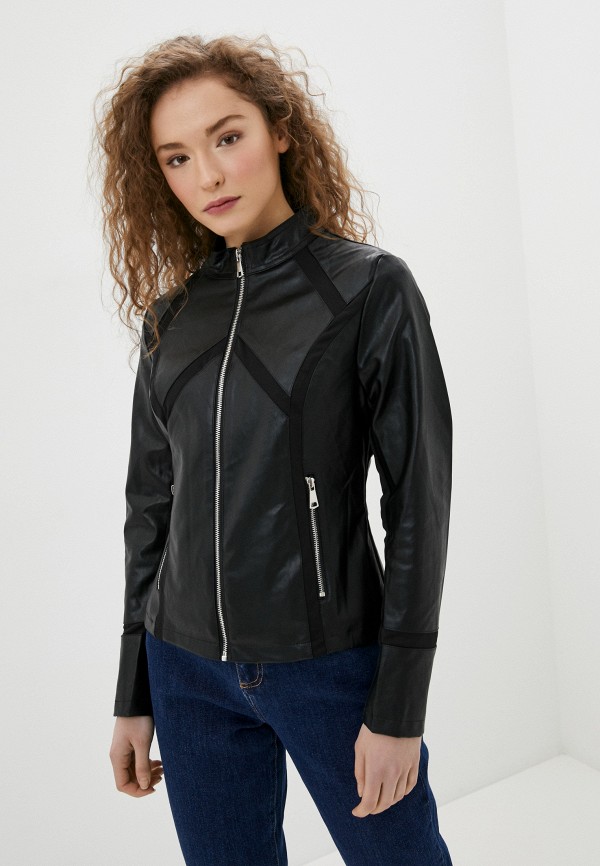 

Куртка кожаная B.Style, Черный, B.Style BS002EWJBOM4