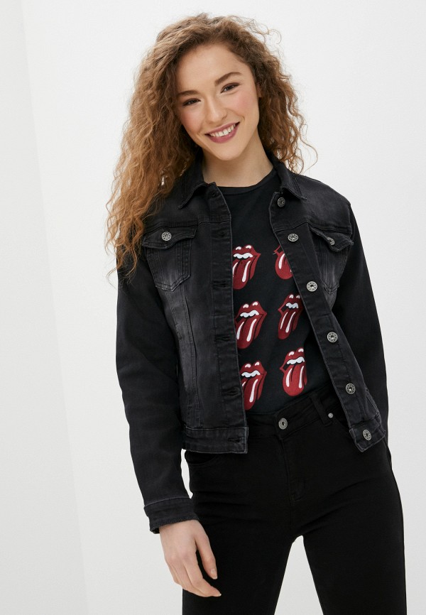 

Куртка джинсовая B.Style, Черный, B.Style BS002EWJCFY9