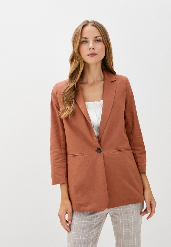 

Жакет B.Style, Коричневый, B.Style BS002EWJRVH0