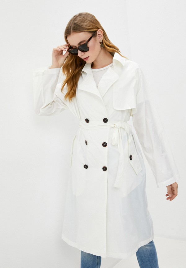 

Плащ B.Style, Белый, B.Style BS002EWKQYU6