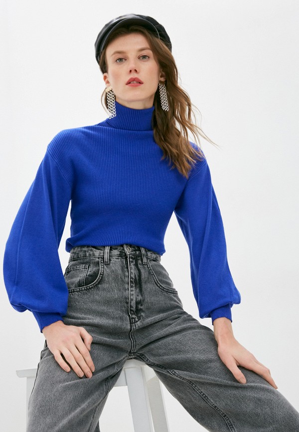 

Водолазка B.Style, Синий, B.Style BS002EWLKBD0