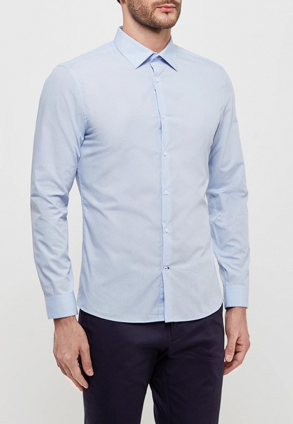

Рубашка Burton Menswear London, Burton Menswear London BU014EMARYG1, Голубой