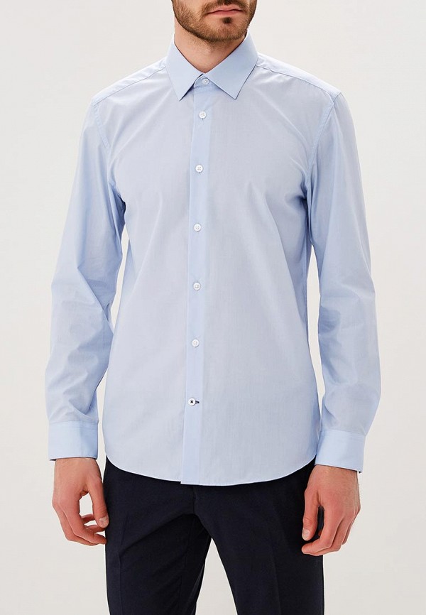 

Рубашка Burton Menswear London, Burton Menswear London BU014EMARYG5, Голубой