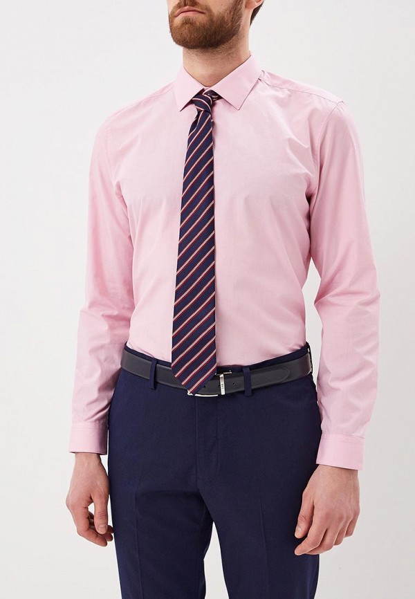 

Рубашка Burton Menswear London, Burton Menswear London BU014EMBADY7, Розовый