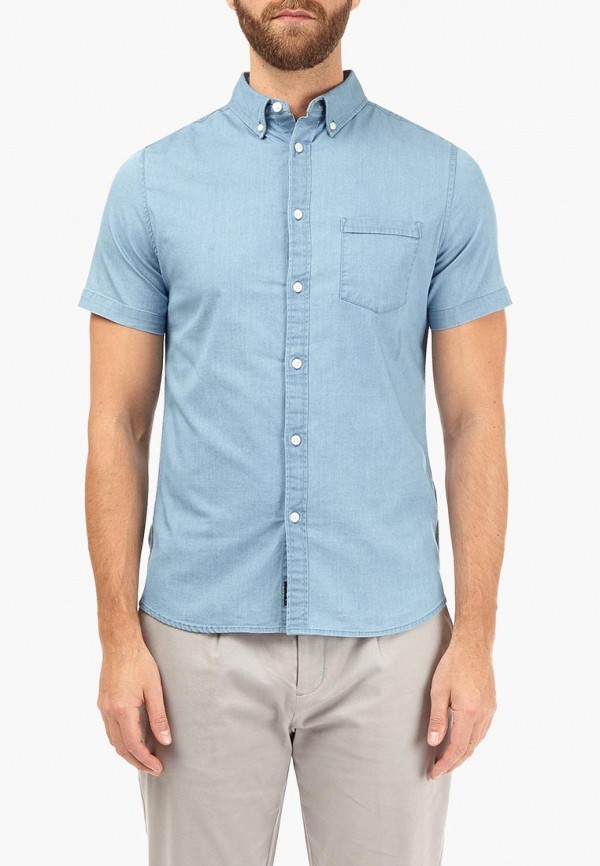 

Рубашка Burton Menswear London, Burton Menswear London BU014EMBRQQ5, Голубой