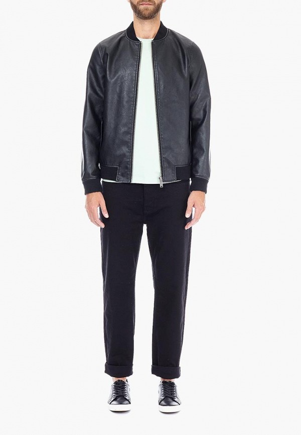 

Куртка кожаная Burton Menswear London, Черный