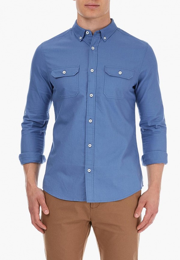 

Рубашка Burton Menswear London, Burton Menswear London BU014EMCMMZ5, Синий