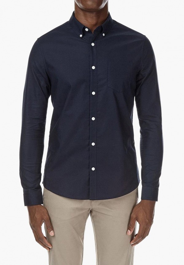 

Рубашка Burton Menswear London, Burton Menswear London BU014EMDFJL2, Синий
