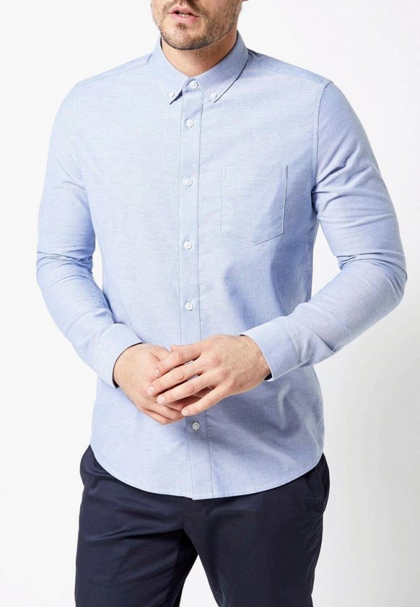 

Рубашка Burton Menswear London, Burton Menswear London BU014EMECGV6, Голубой