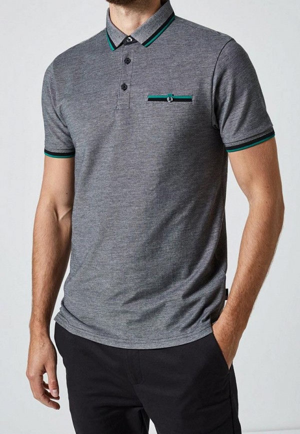 

Поло Burton Menswear London, Burton Menswear London BU014EMECGZ3, Серый