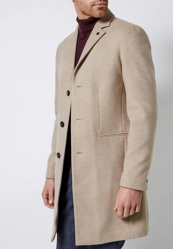 

Пальто Burton Menswear London; Burton Menswear London BU014EMEHWC4, Бежевый