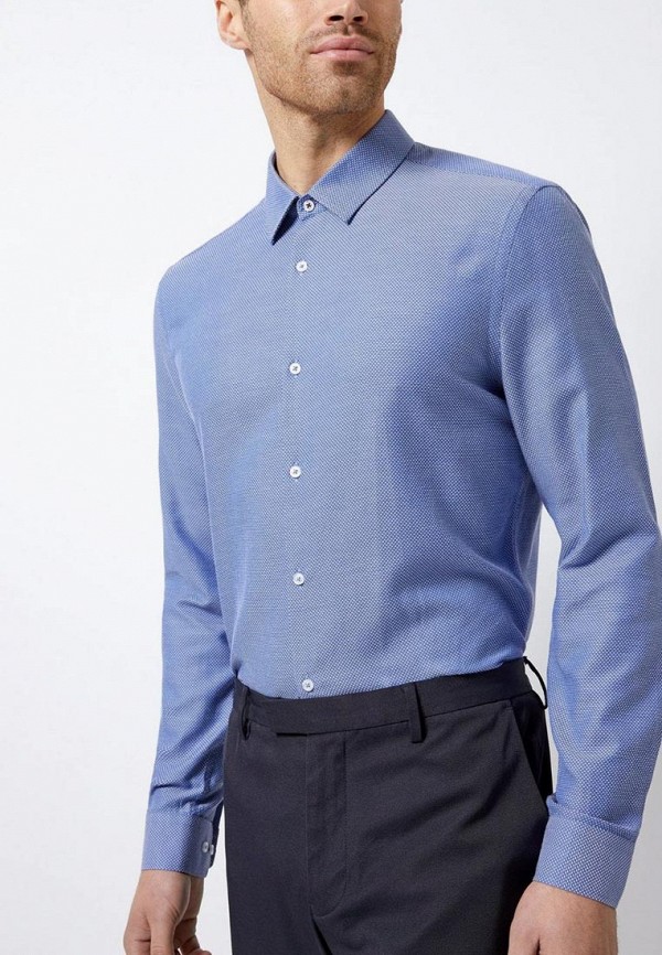 

Рубашка Burton Menswear London, Burton Menswear London BU014EMEHWC9, Голубой